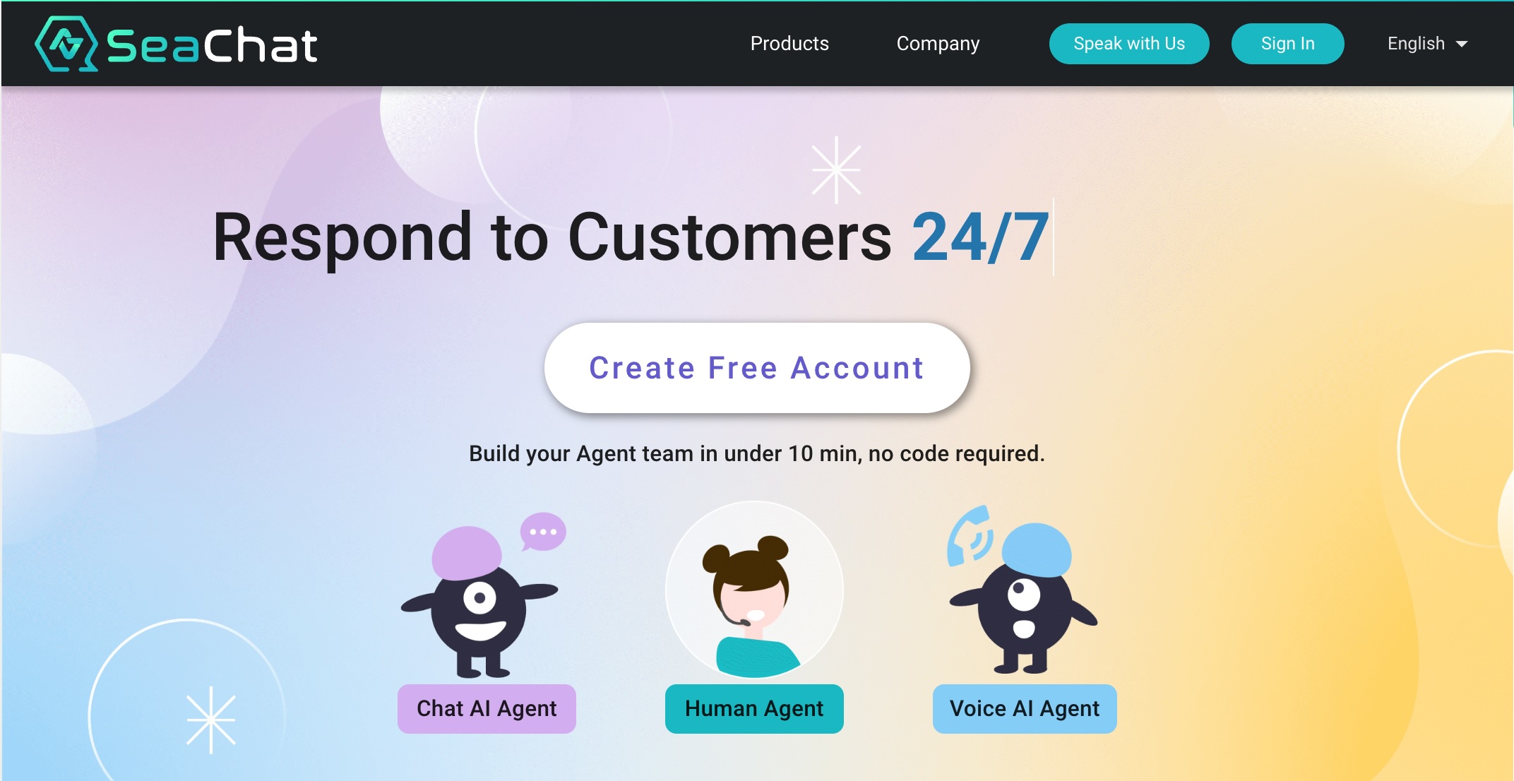 Sign up SeaChat